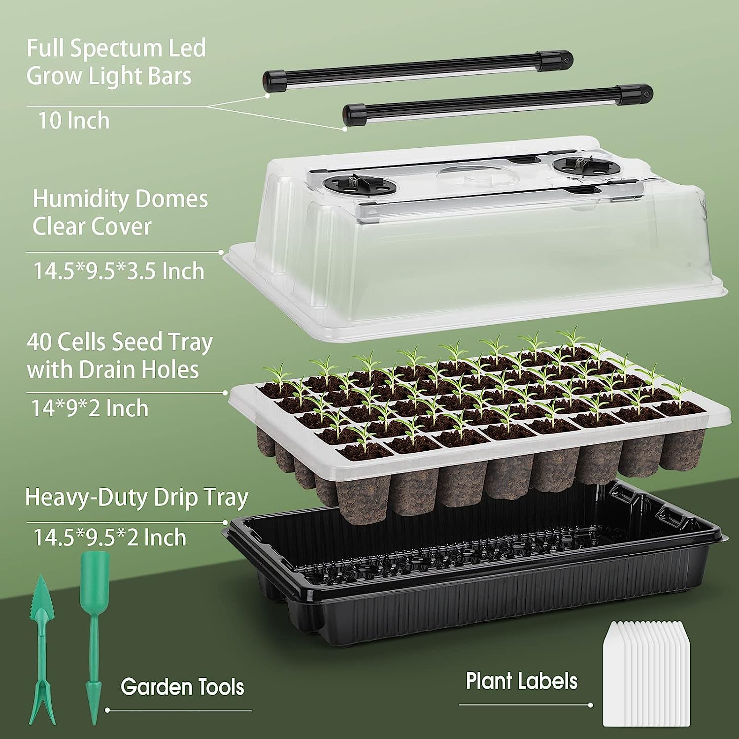 【Best 】1 Set, Seed Starter Tra - Humidity Dome Kit บทวิจารณ์และราคา