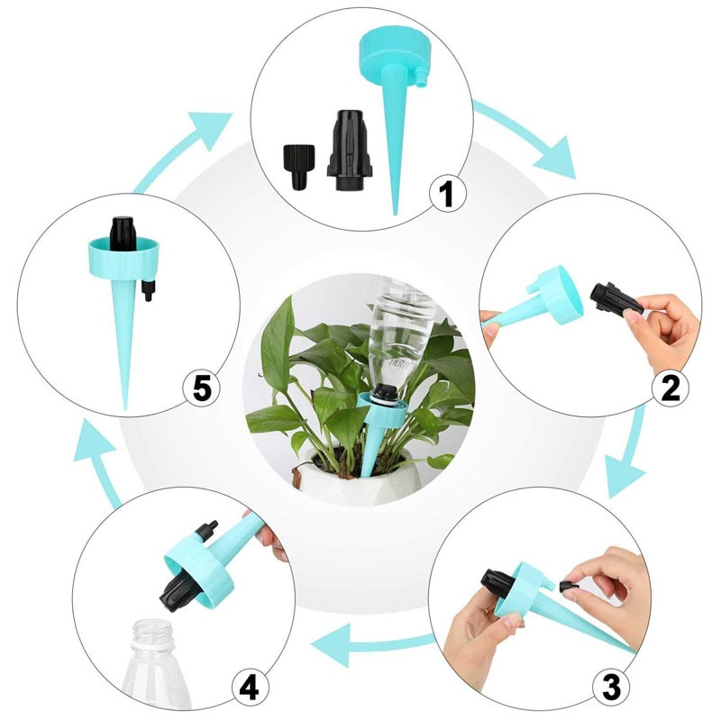 6/12pcs Self Watering Spikes f - Self Watering Insert บทวิจารณ์และราคา