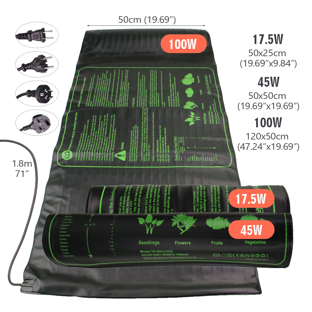 17.5W 45W 100W Seedling Heat M - Rooting Gel Clone บทวิจารณ์และราคา