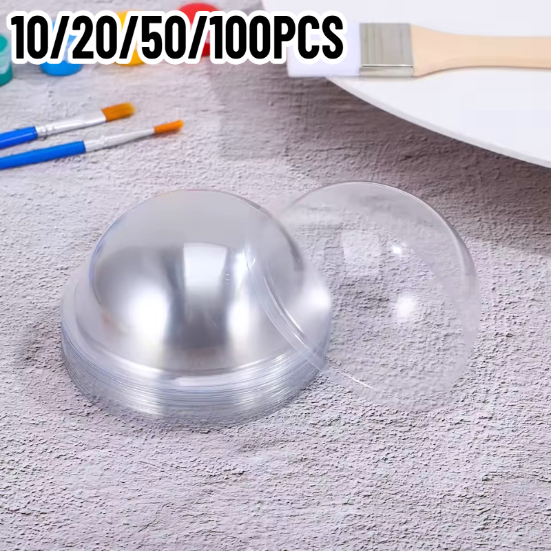10/20/50/100PCS Plastic Transp - Plastic Dome Clear บทวิจารณ์และราคา