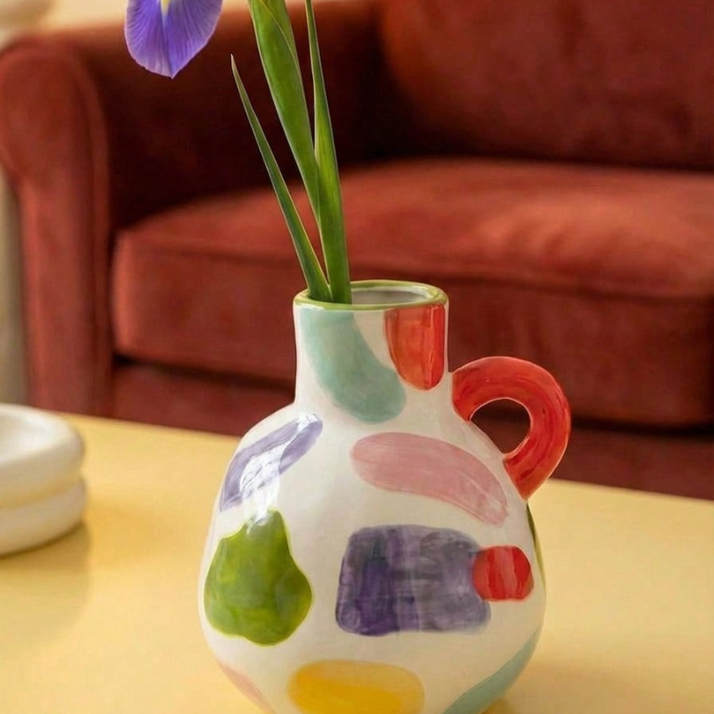 Modern Geometric Ceramic Vase  - Propagation Station Vase บทวิจารณ์และราคา