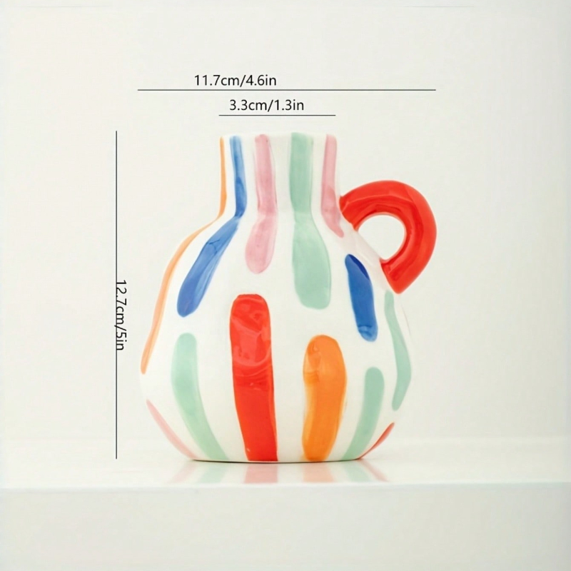 Modern Geometric Ceramic Vase  - Propagation Station Vase บทวิจารณ์และราคา