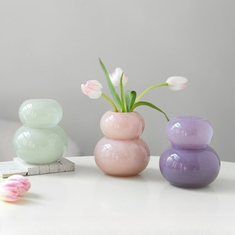 Creative Colorful Gourd Shaped - Propagation Station Vase บทวิจารณ์และราคา