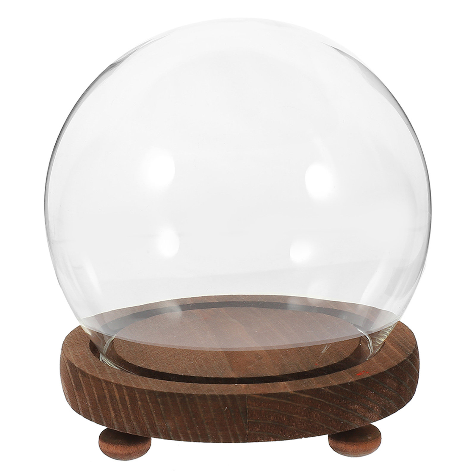 Spherical Glass Cover Ornament - Plastic Dome Clear บทวิจารณ์และราคา