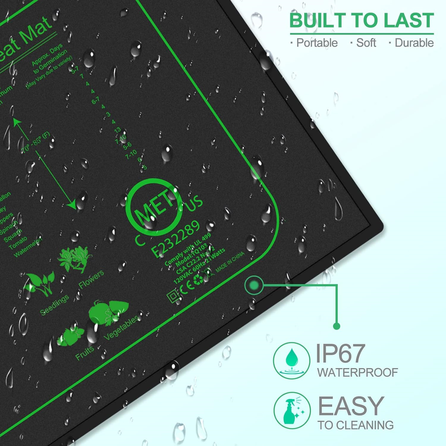 Seedling Heat Mat With Digital - Rooting Gel Clone บทวิจารณ์และราคา