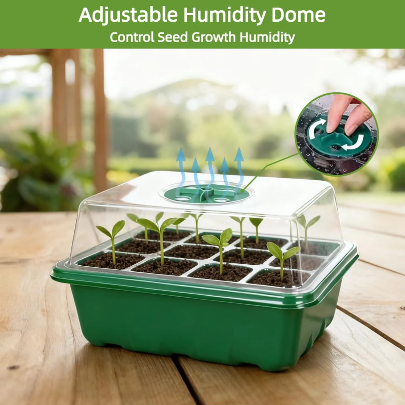 Seed Starter Tray Mini Greenho - Humidity Dome Kit บทวิจารณ์และราคา