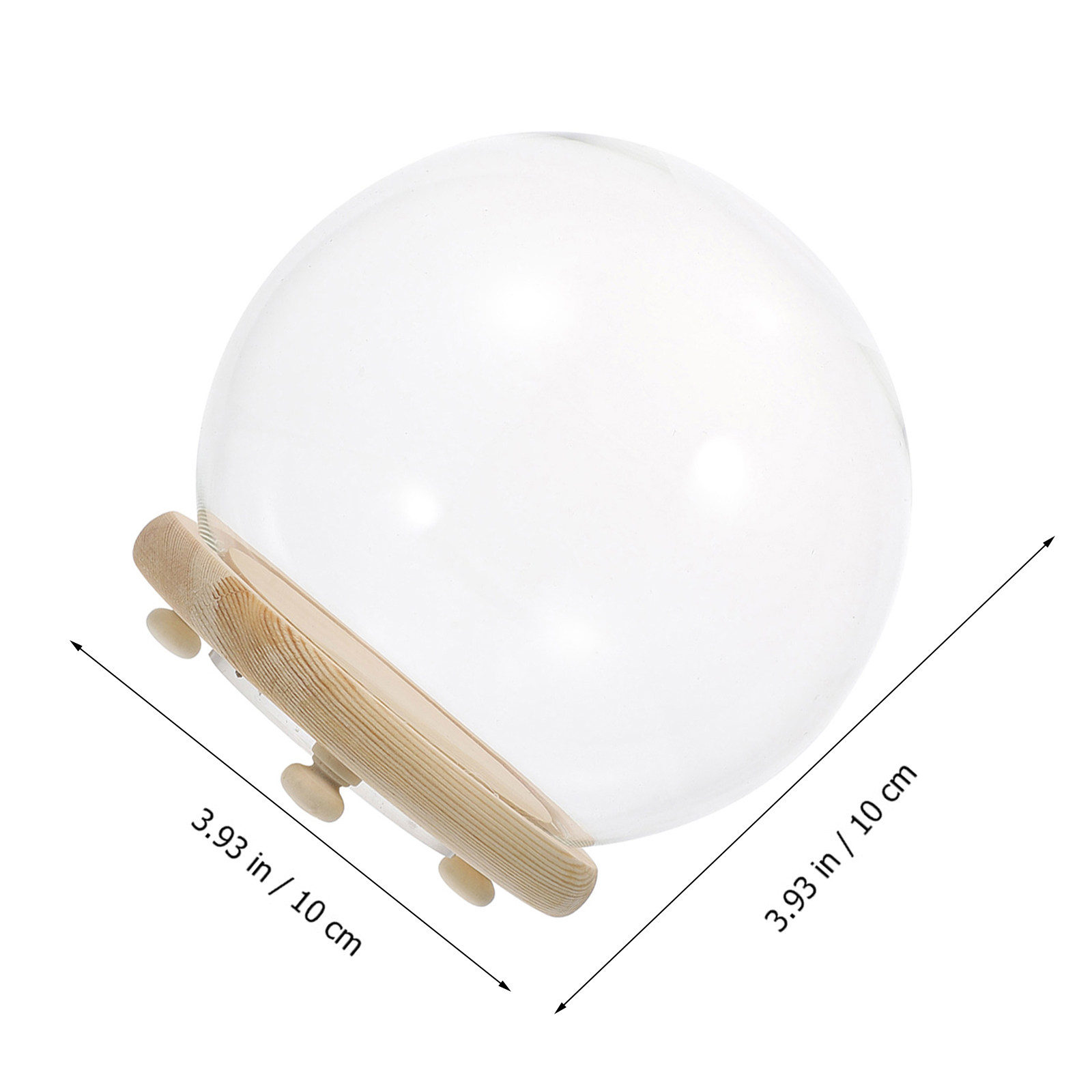Clear Glass Dome Display Cover - Plastic Dome Clear บทวิจารณ์และราคา