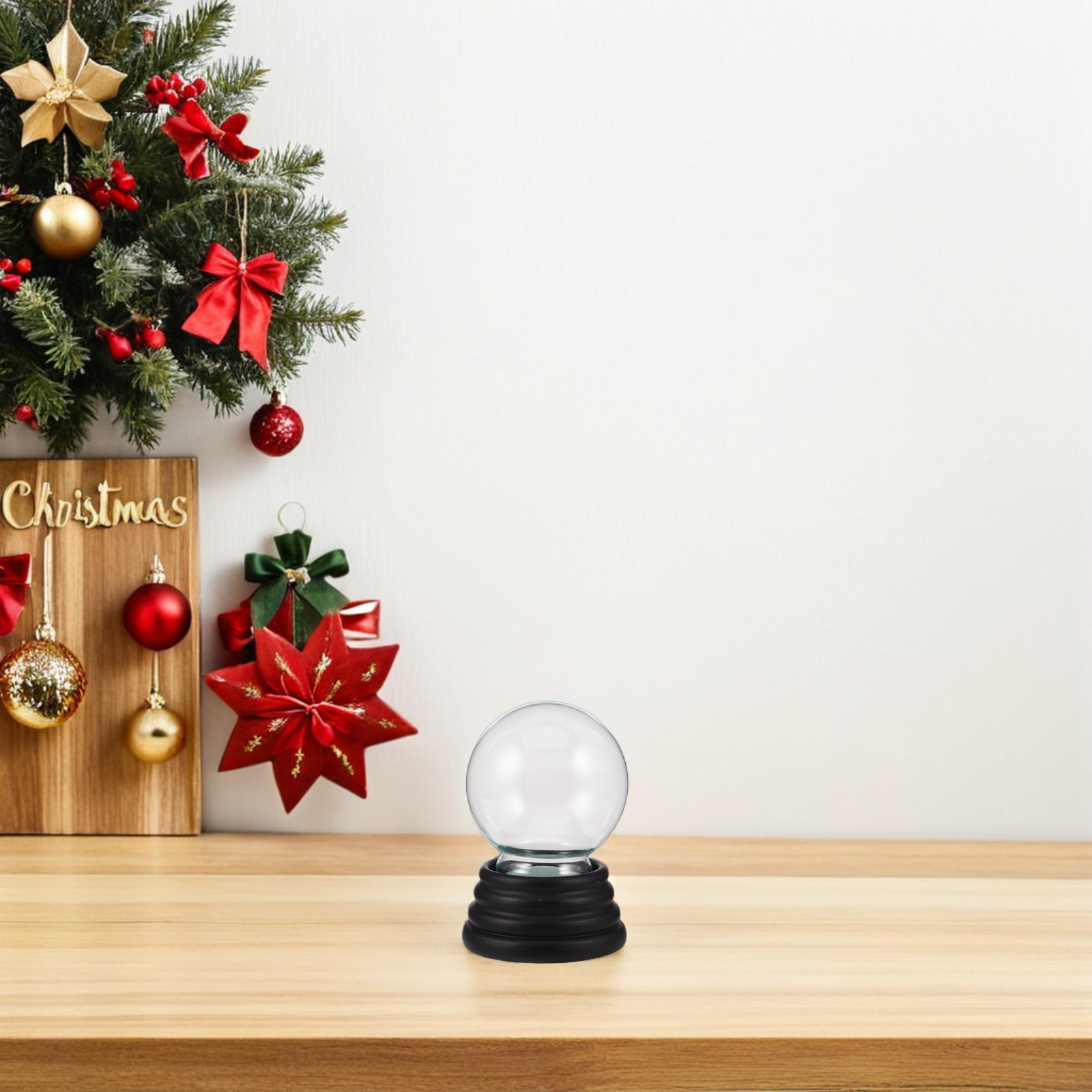 Clear Snow Globe Decoration Tr - Plastic Dome Clear บทวิจารณ์และราคา