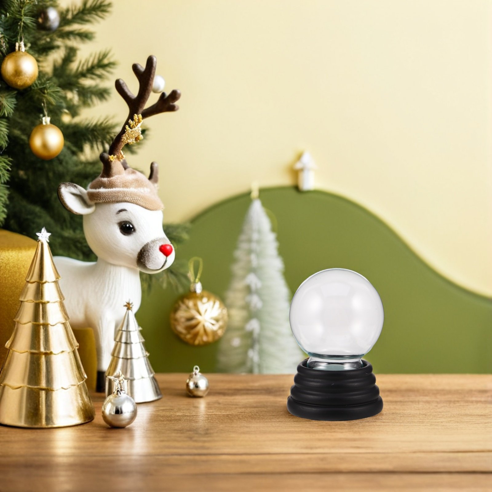 Clear Snow Globe Decoration Tr - Plastic Dome Clear บทวิจารณ์และราคา