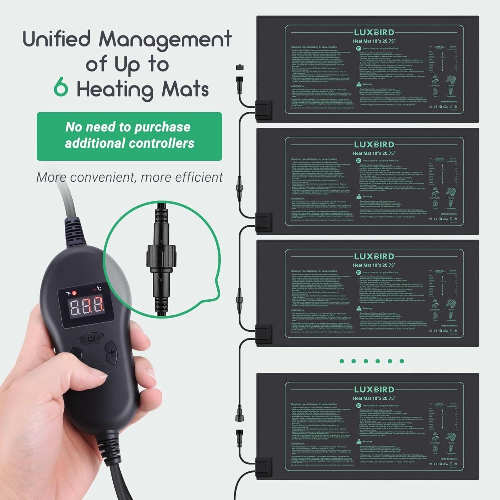 4 Pack Seedling Heat Mat with  - Heat Mat Seedling บทวิจารณ์และราคา