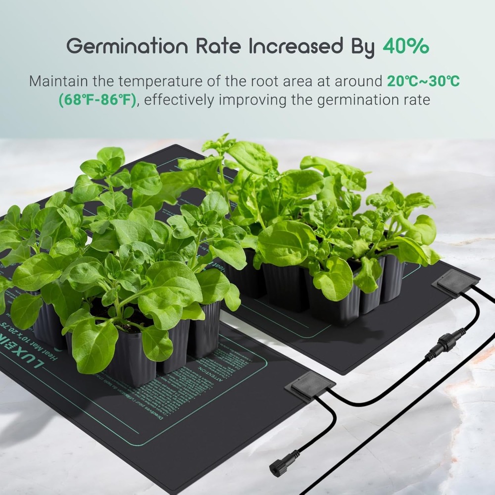 4 Pack Seedling Heat Mat with  - Heat Mat Seedling บทวิจารณ์และราคา