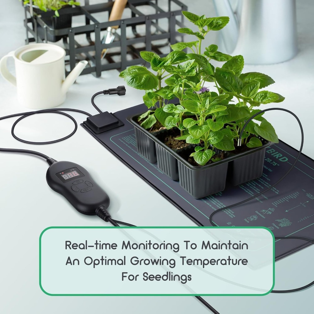 4 Pack Seedling Heat Mat with  - Heat Mat Seedling บทวิจารณ์และราคา
