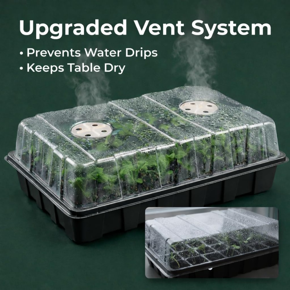 5-Set Seed Starter Tray Kits,  - Humidity Dome Kit บทวิจารณ์และราคา