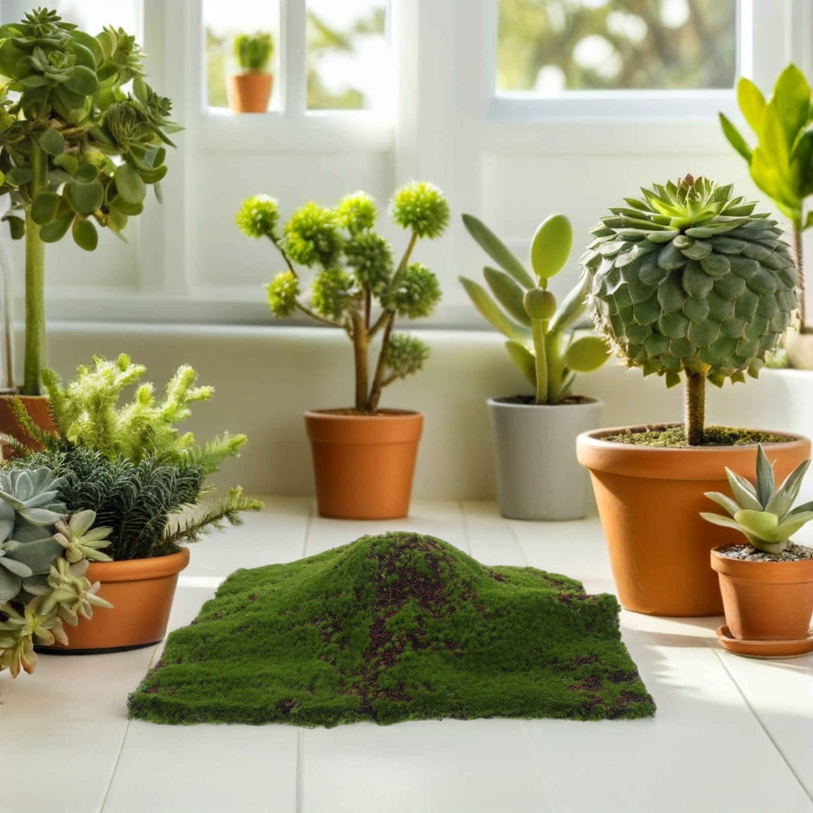 Fake Moss Grass Artificial Gre - Sphagnum Moss Dry บทวิจารณ์และราคา