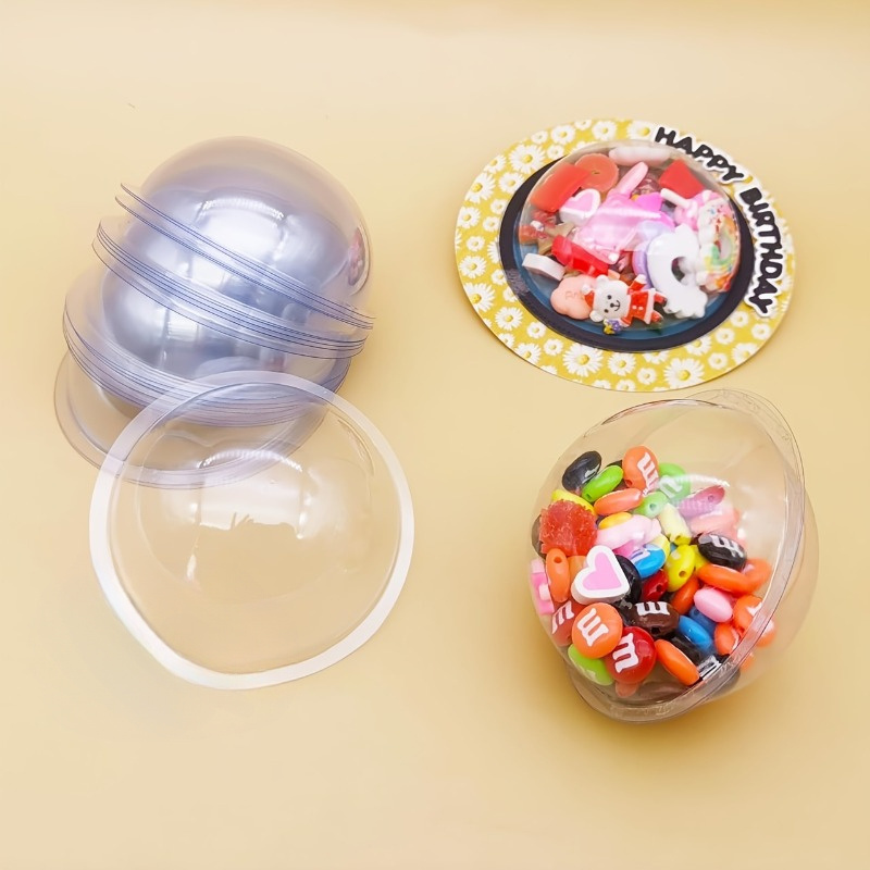10pcs/set DIY Plastic Candy Do - Plastic Dome Clear บทวิจารณ์และราคา