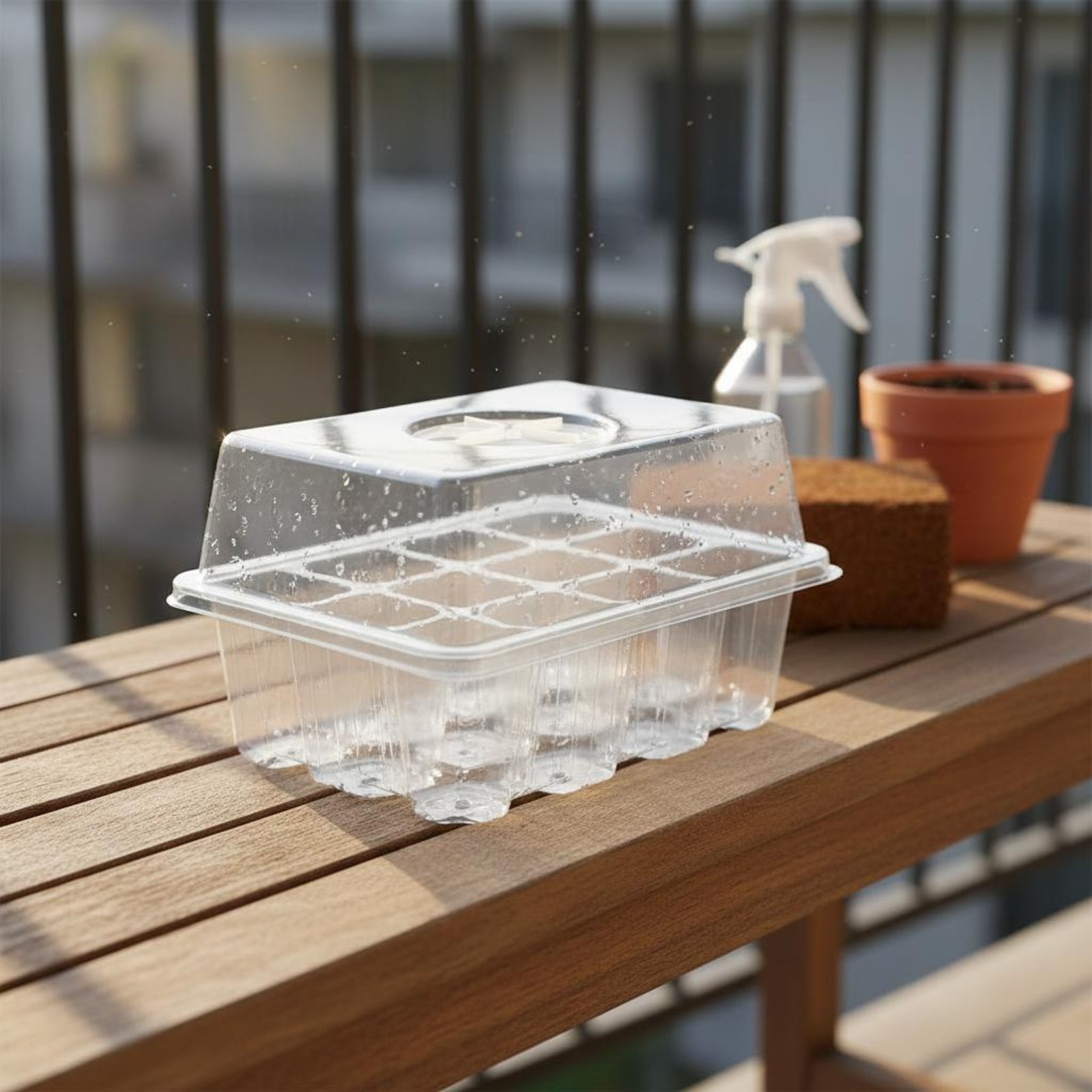 12 Compartment Germination Tra - Humidity Dome Kit บทวิจารณ์และราคา