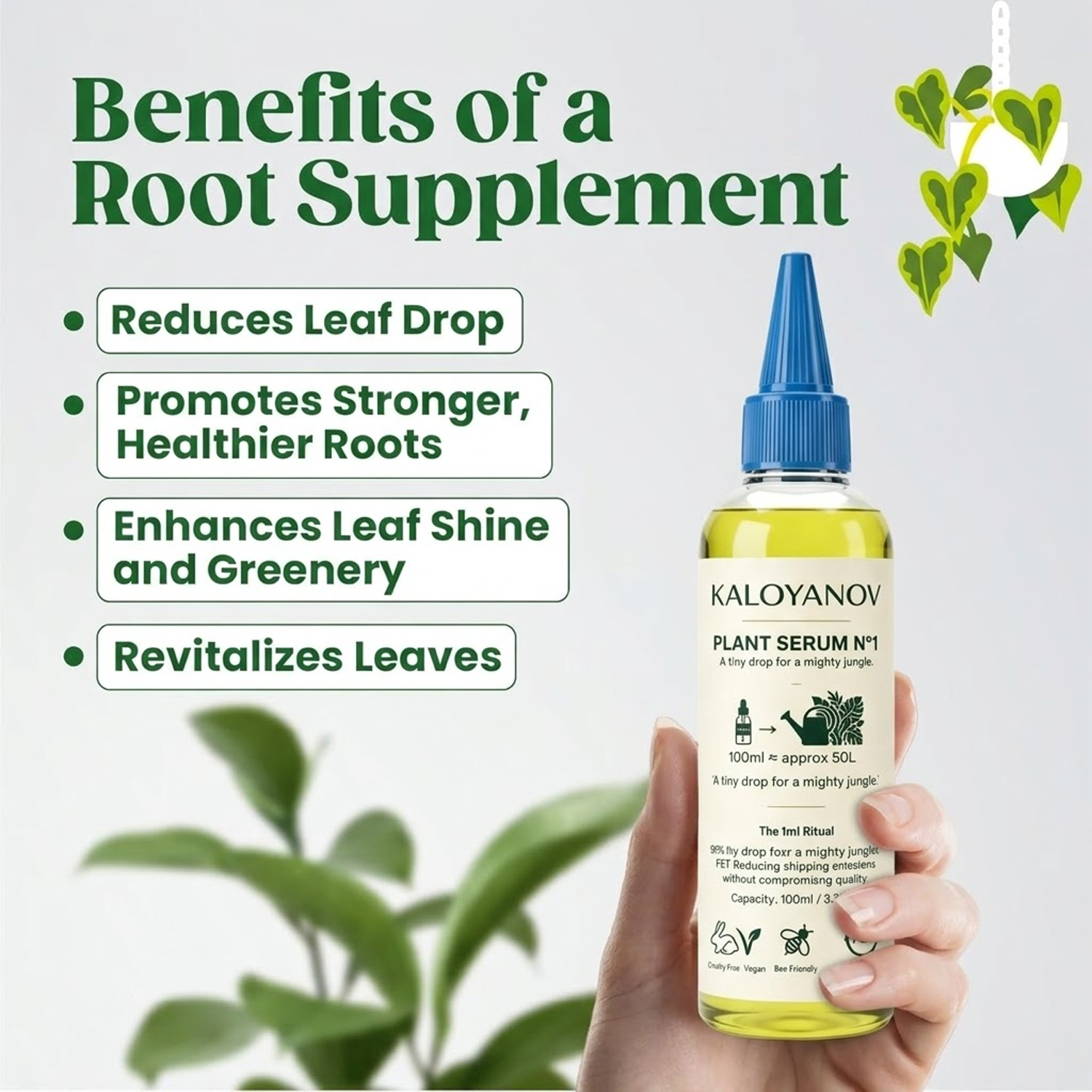 KALOYANOV Plant Serum N°1: Hig - Root Stimulator Liquid บทวิจารณ์และราคา