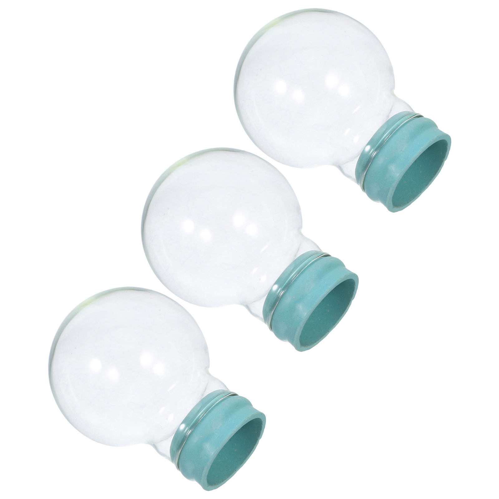 3Pcs Empty Snow Globe Glass Do - Plastic Dome Clear บทวิจารณ์และราคา