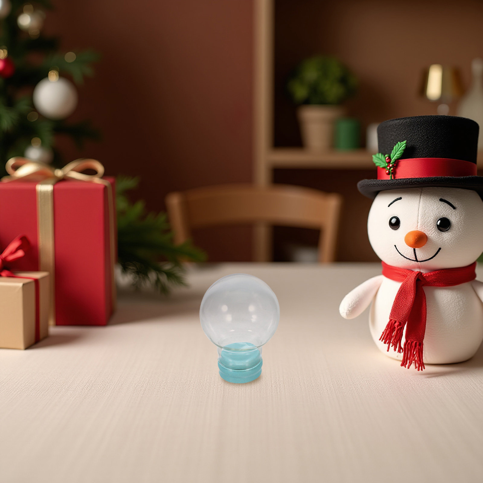 3Pcs Empty Snow Globe Glass Do - Plastic Dome Clear บทวิจารณ์และราคา