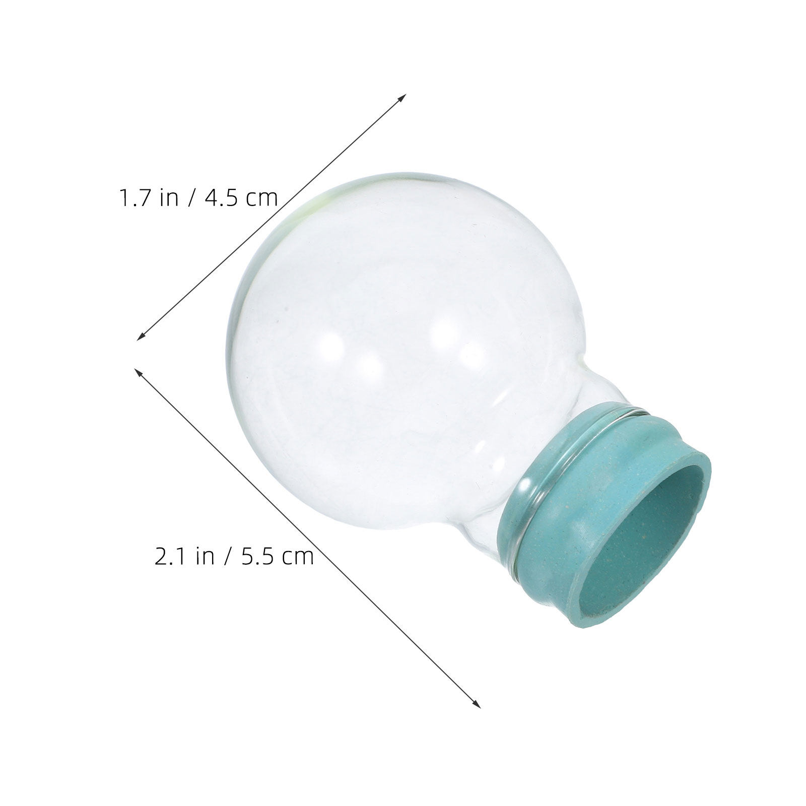 3Pcs Empty Snow Globe Glass Do - Plastic Dome Clear บทวิจารณ์และราคา