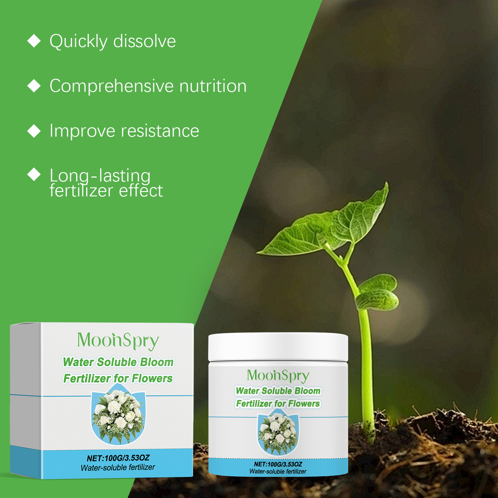 Water Soluble Bloom Fertilizer - Root Stimulator Liquid บทวิจารณ์และราคา