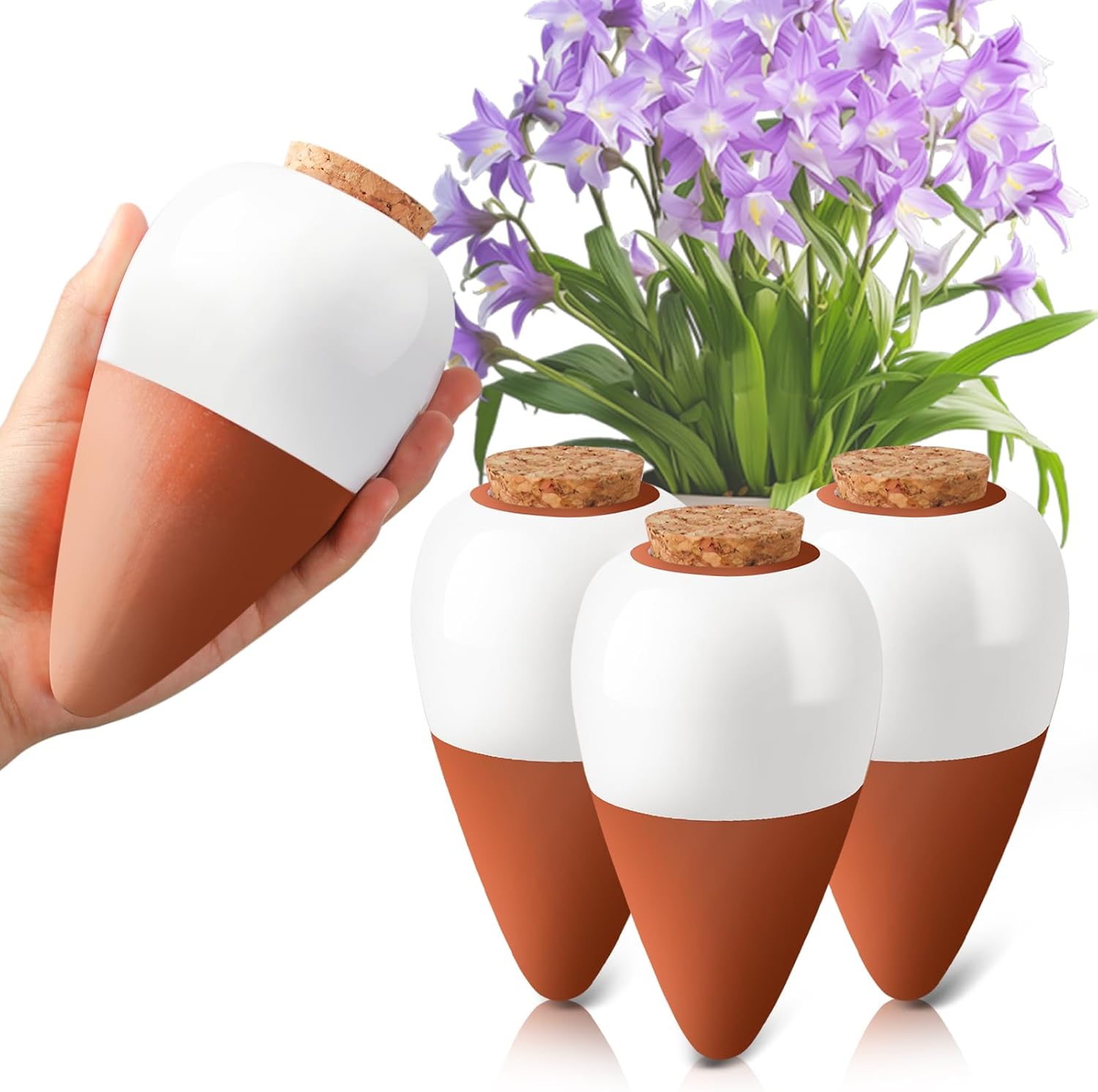 Terracotta Watering Spikes,Sel - Self Watering Insert บทวิจารณ์และราคา