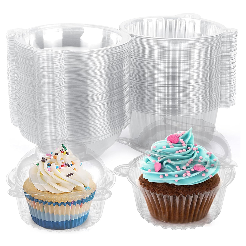 10pcs Cupcake Packaging Boxes  - Plastic Dome Clear บทวิจารณ์และราคา