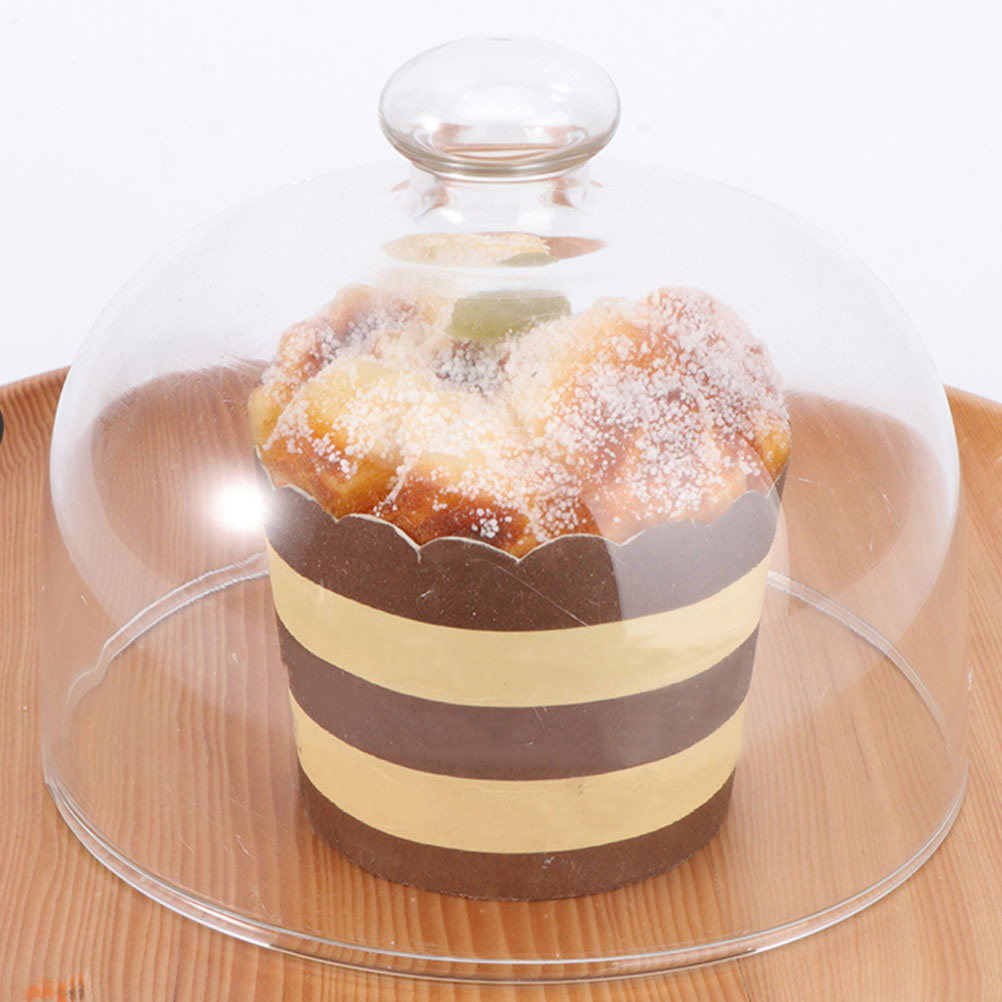 2Pcs Transparent Glass Cake Do - Plastic Dome Clear บทวิจารณ์และราคา
