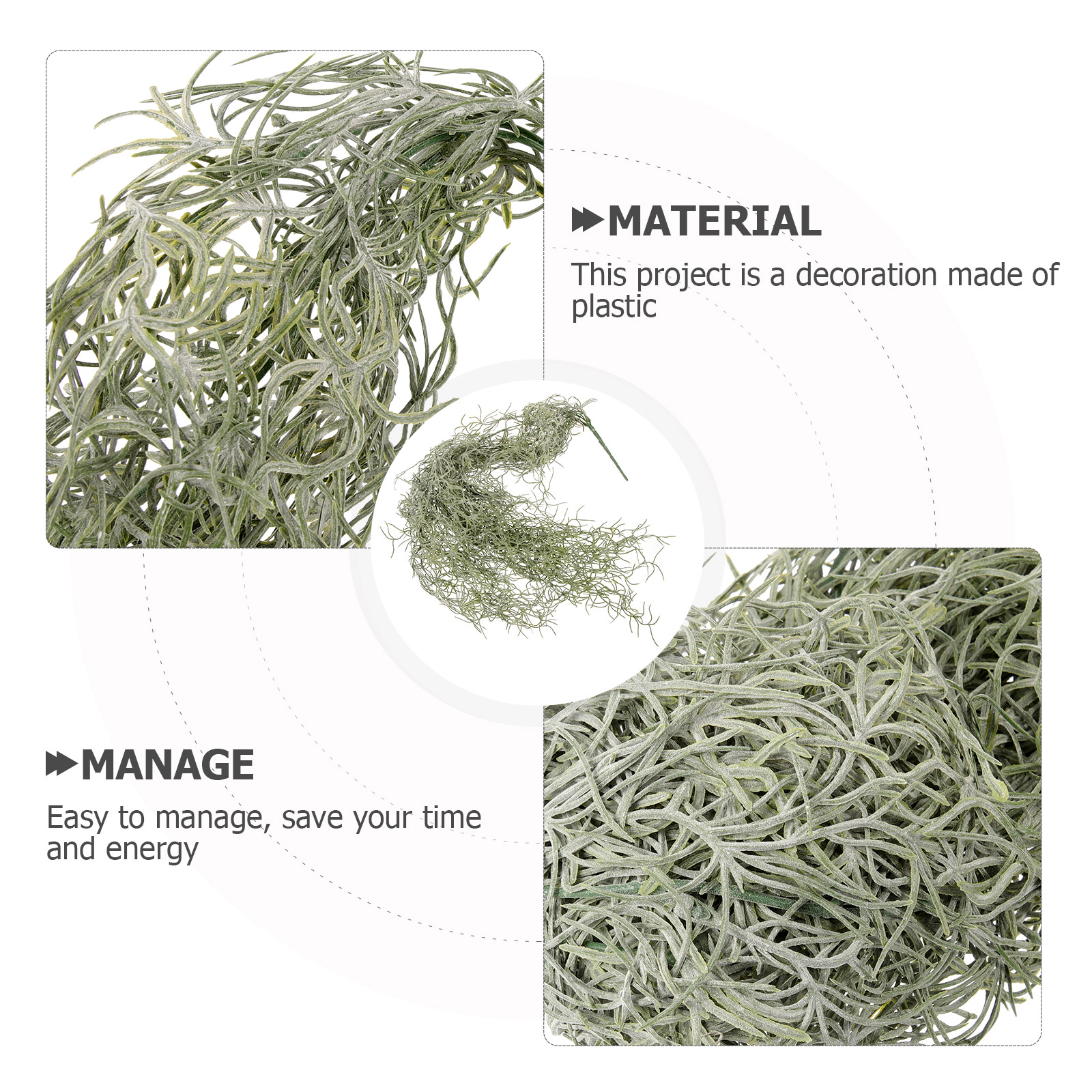 Hanging Decor Artificial Dried - Sphagnum Moss Dry บทวิจารณ์และราคา