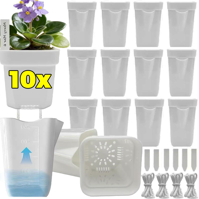 Self Watering Flower Pots Doub - Self Watering Insert บทวิจารณ์และราคา