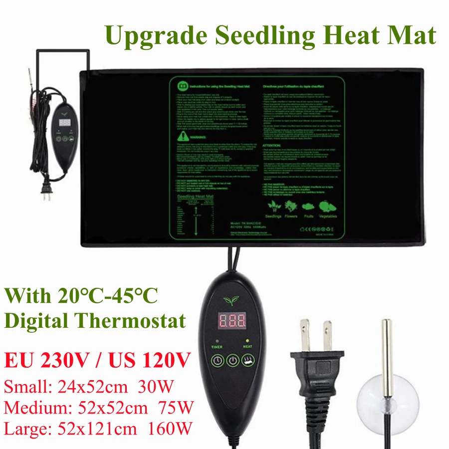 3 Sizes Upgrade Seedling Heat  - Heat Mat Seedling บทวิจารณ์และราคา
