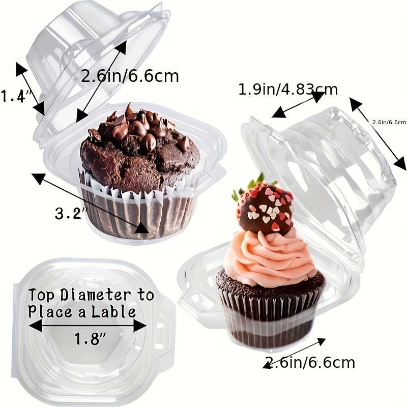 200-Piece Stackable Cupcake Co - Plastic Dome Clear บทวิจารณ์และราคา