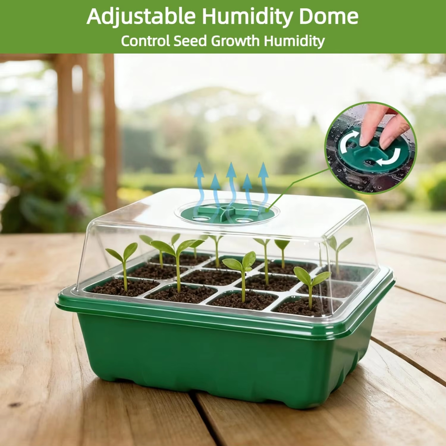 3Pcs Seed Starter Tray Mini Gr - Humidity Dome Kit บทวิจารณ์และราคา