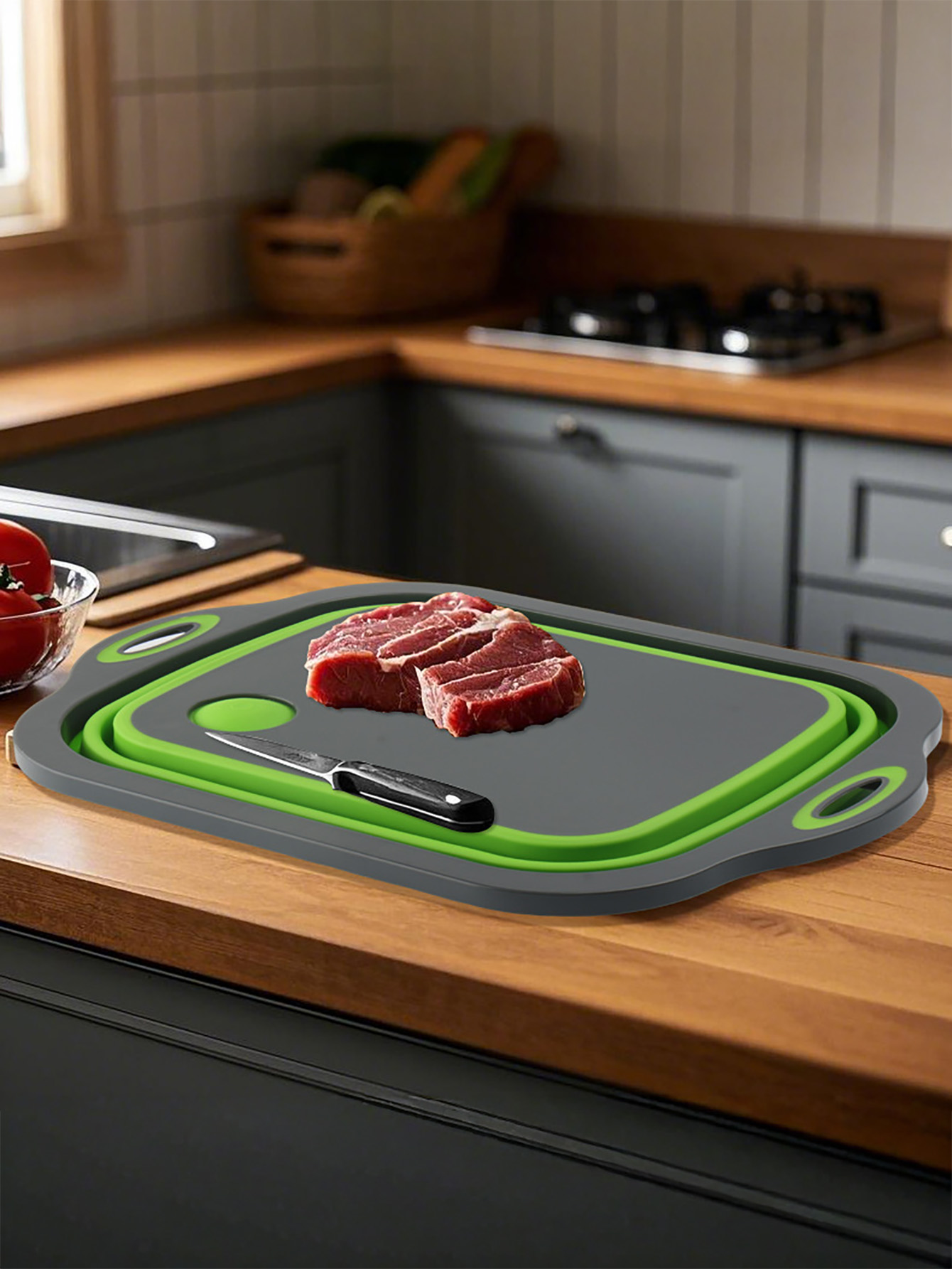 Camping Collapsible Cutting Bo - Cutting Board Foam บทวิจารณ์และราคา