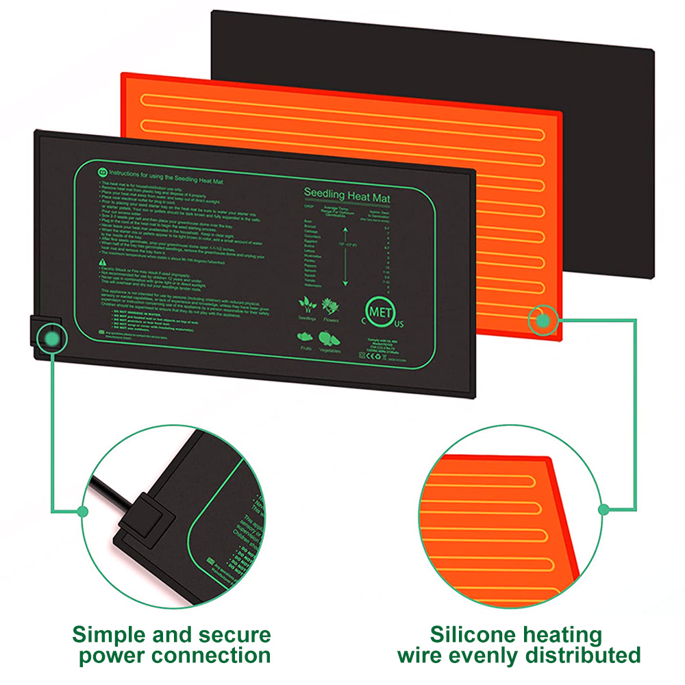 10/25/50CM Seedling Heat Mat I - Heat Mat Seedling บทวิจารณ์และราคา