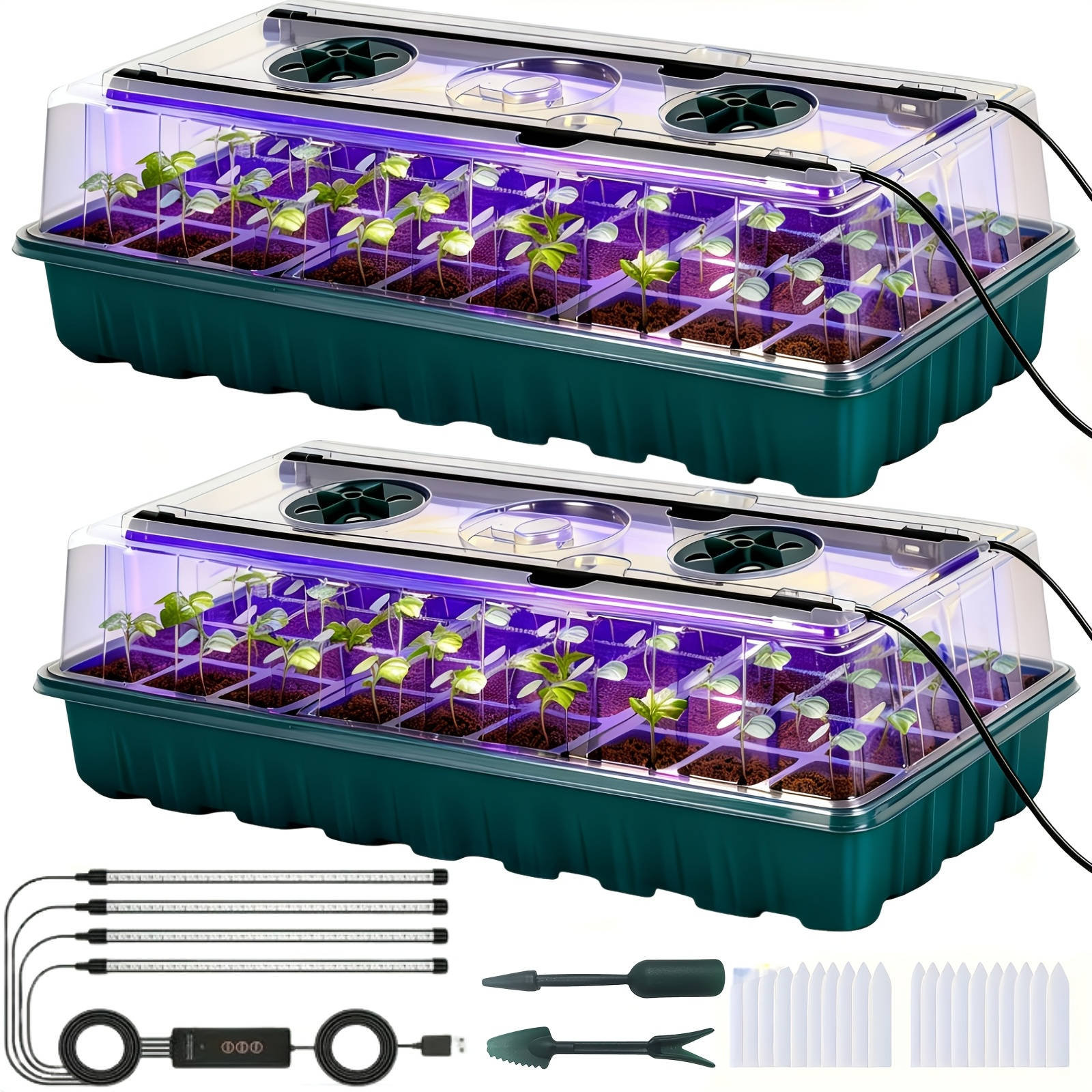 2PCS 72-Cell Seed Growing Kit  - Humidity Dome Kit บทวิจารณ์และราคา