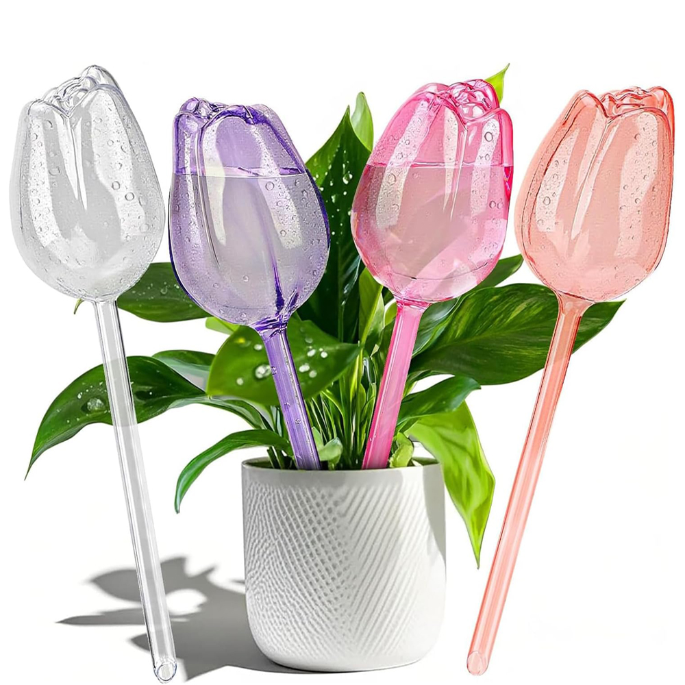 2/4pcs Tulip-Shaped Self-Water - Self Watering Insert บทวิจารณ์และราคา
