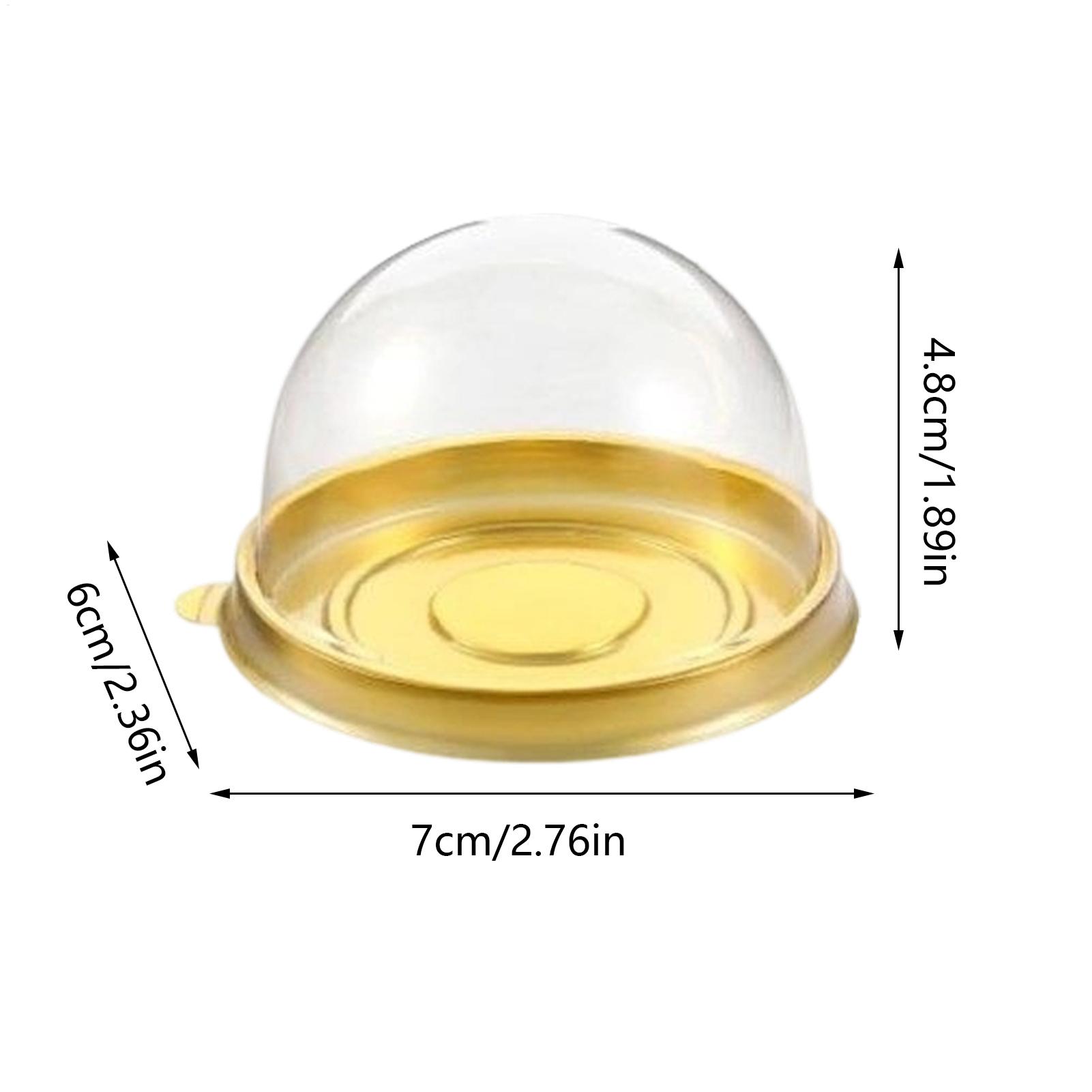 Cupcake Boxes 50pcs Clear Plas - Plastic Dome Clear บทวิจารณ์และราคา