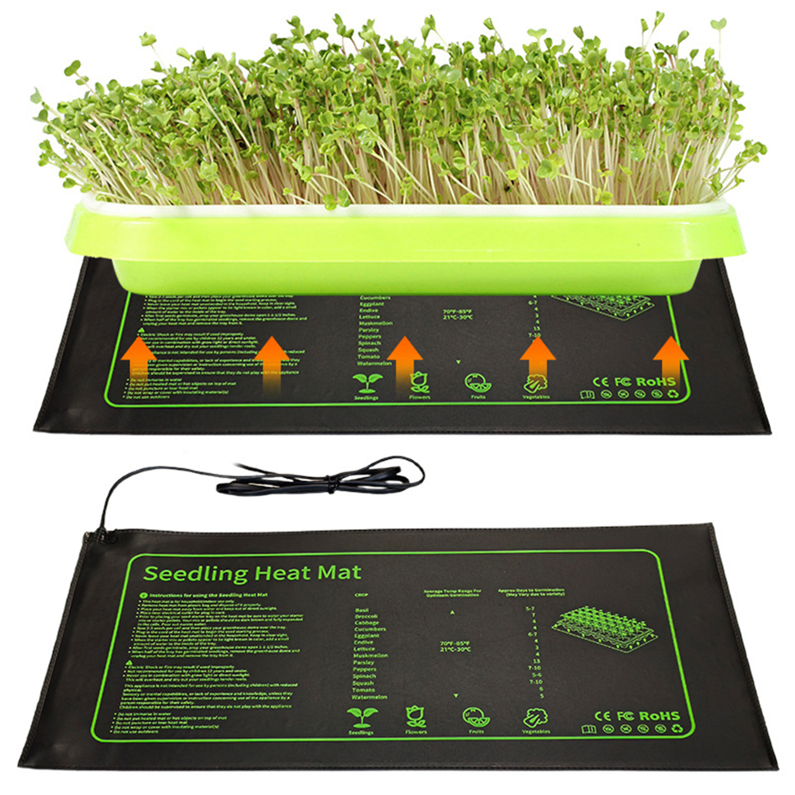Waterproof Seedling Heat Mat 1 - Heat Mat Seedling บทวิจารณ์และราคา