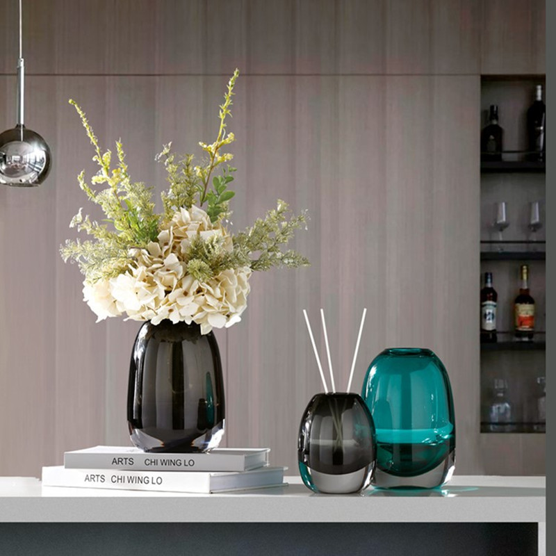 Smoke Gray Glass Vase, Hydropo - Propagation Station Vase บทวิจารณ์และราคา