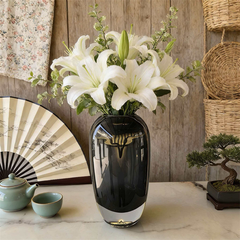 Smoke Gray Glass Vase, Hydropo - Propagation Station Vase บทวิจารณ์และราคา