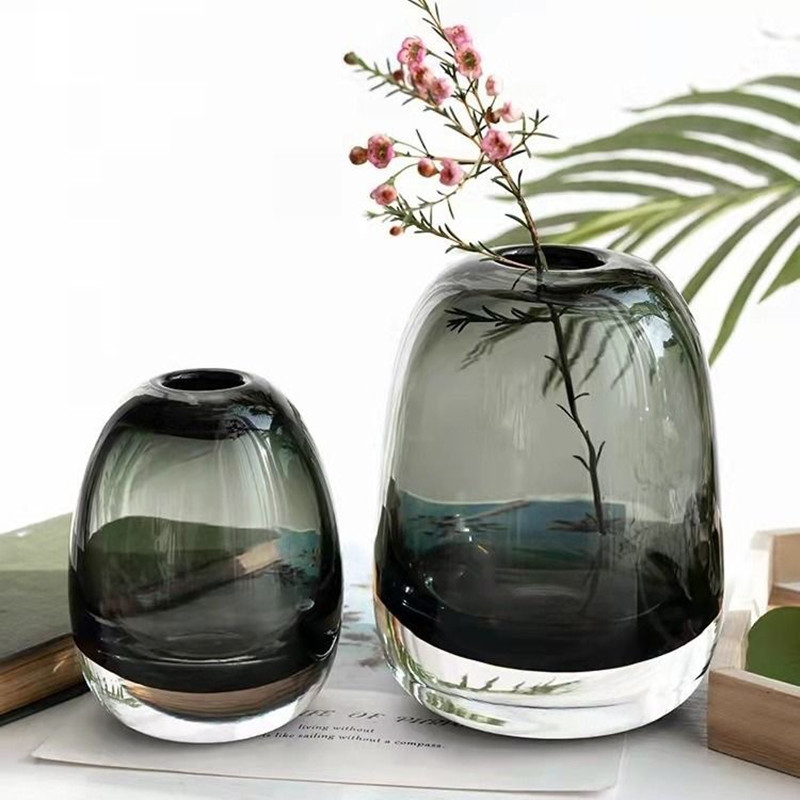Smoke Gray Glass Vase, Hydropo - Propagation Station Vase บทวิจารณ์และราคา